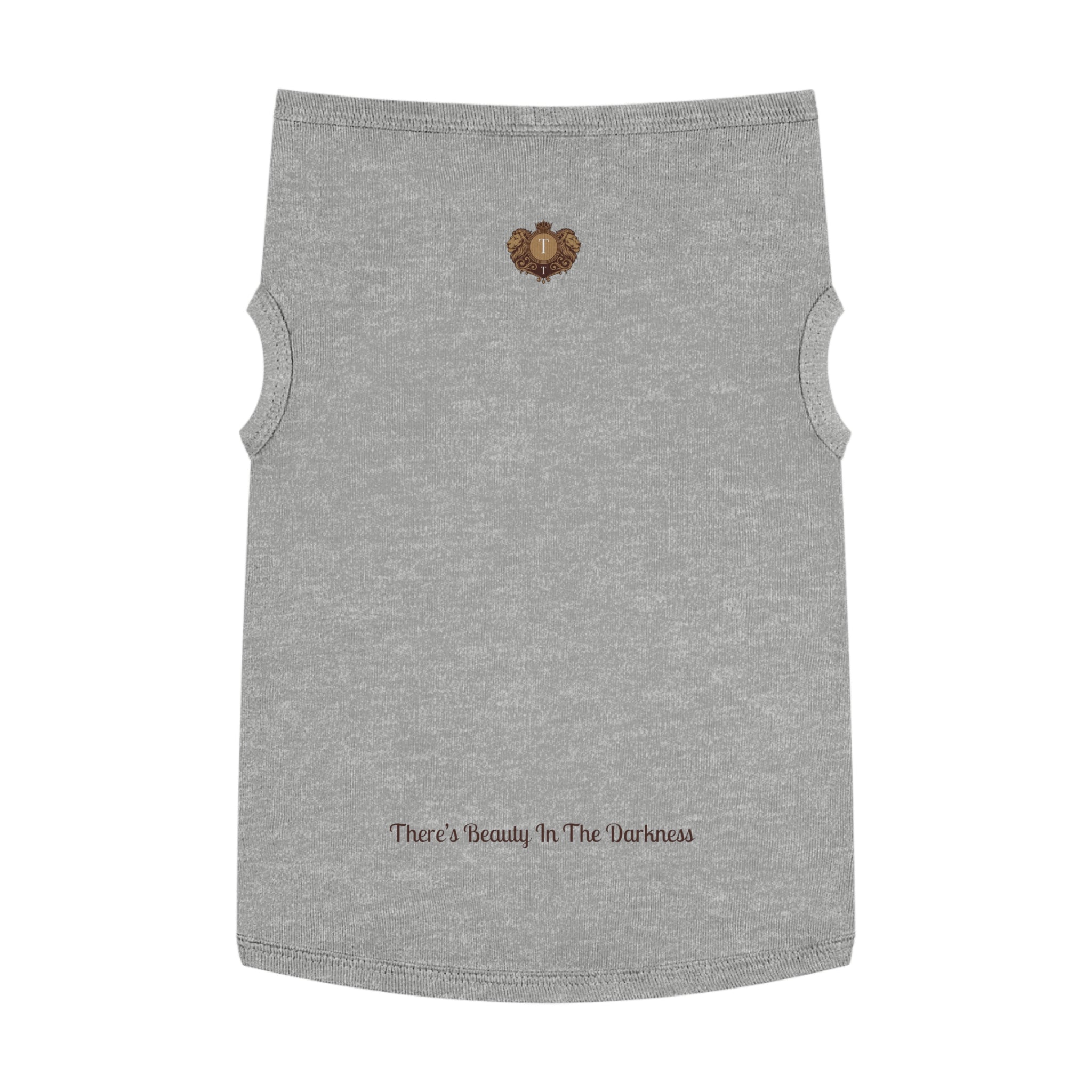Twin Trove Pet Tank — Regal Lion Crest Dog & Cat Shirt