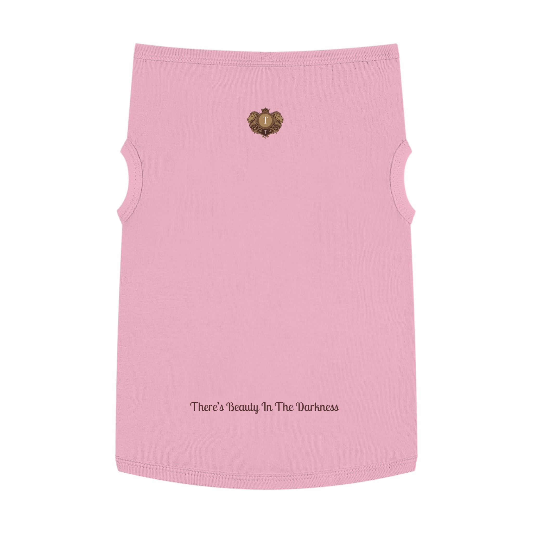 Twin Trove Pet Tank — Regal Lion Crest Dog & Cat Shirt