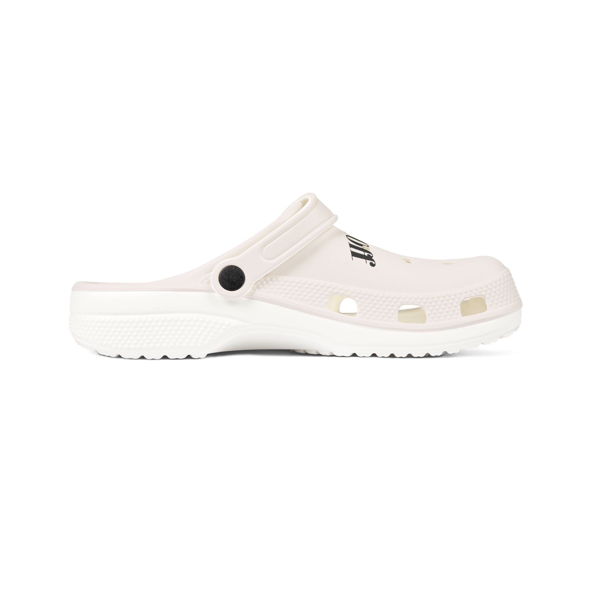 Walk It Off / Not Worth It EVA Foam Clogs — Comfortable Slip-On Shoes with Statement Text