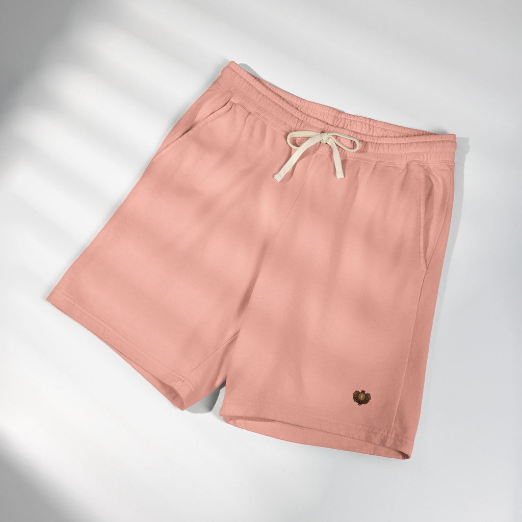 Lightweight Fleece Sweat Shorts — Small Heart Graphic Casual Lounge Shorts