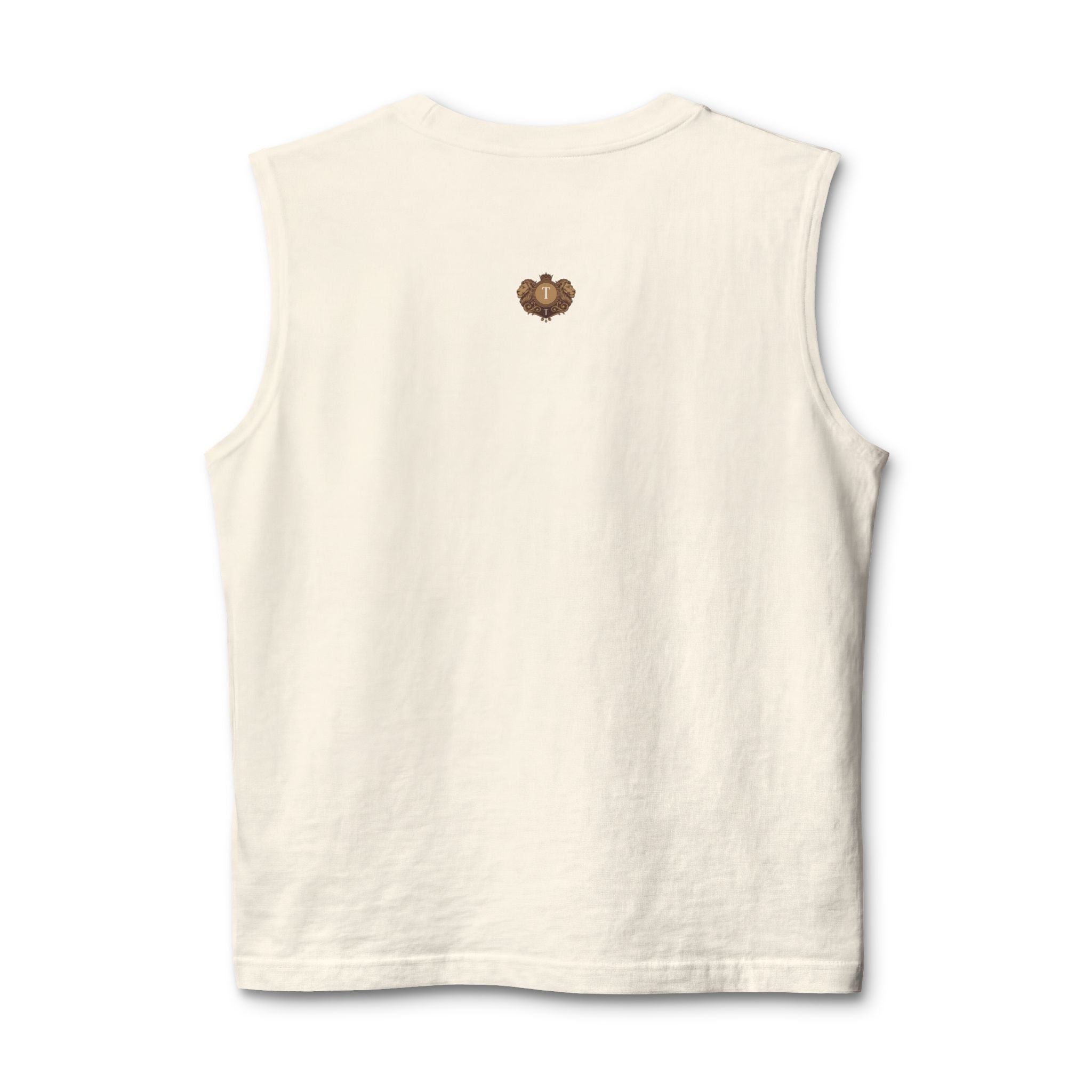 There’s Beauty in the Darkness Muscle Tank — Minimal Cross Text Tank Top