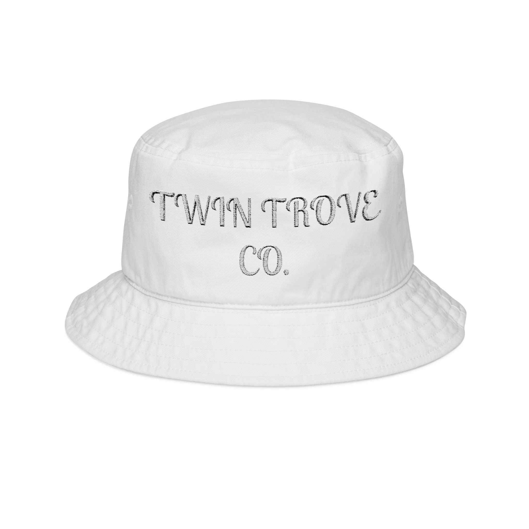 Twin Trove Co. Embroidered Bucket Hat — Casual Streetwear Sun Hat