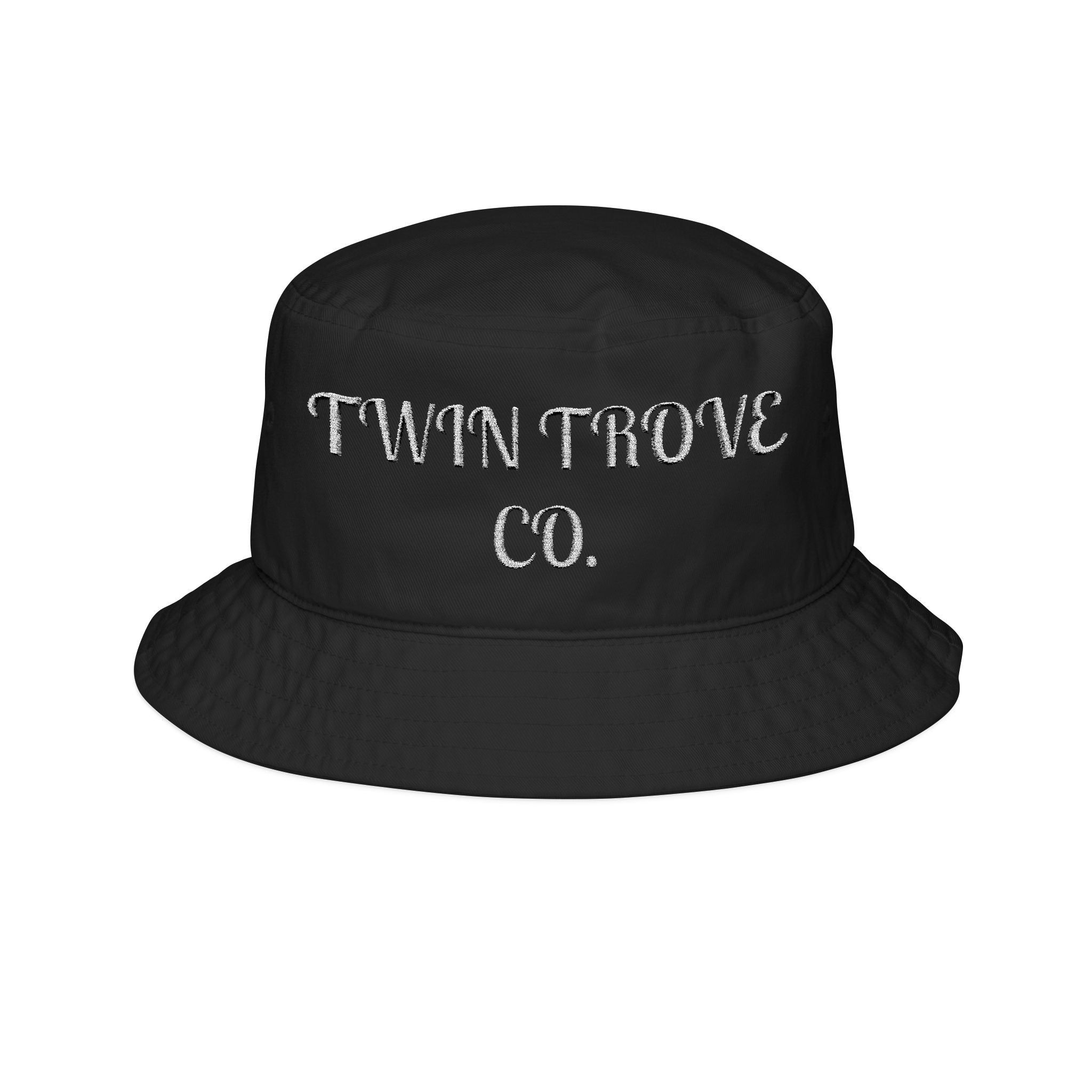 Twin Trove Co. Embroidered Bucket Hat — Casual Streetwear Sun Hat