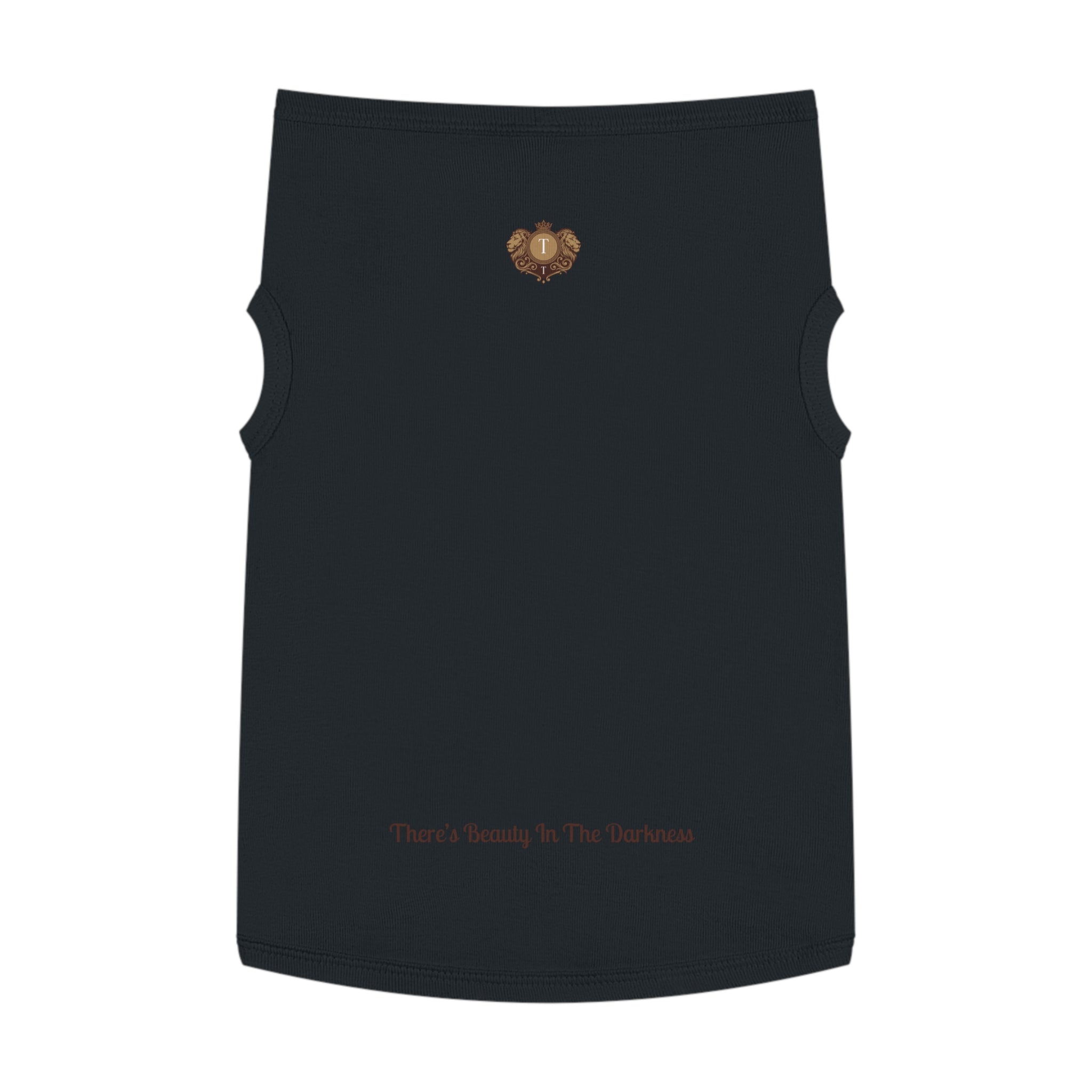 Twin Trove Pet Tank — Regal Lion Crest Dog & Cat Shirt