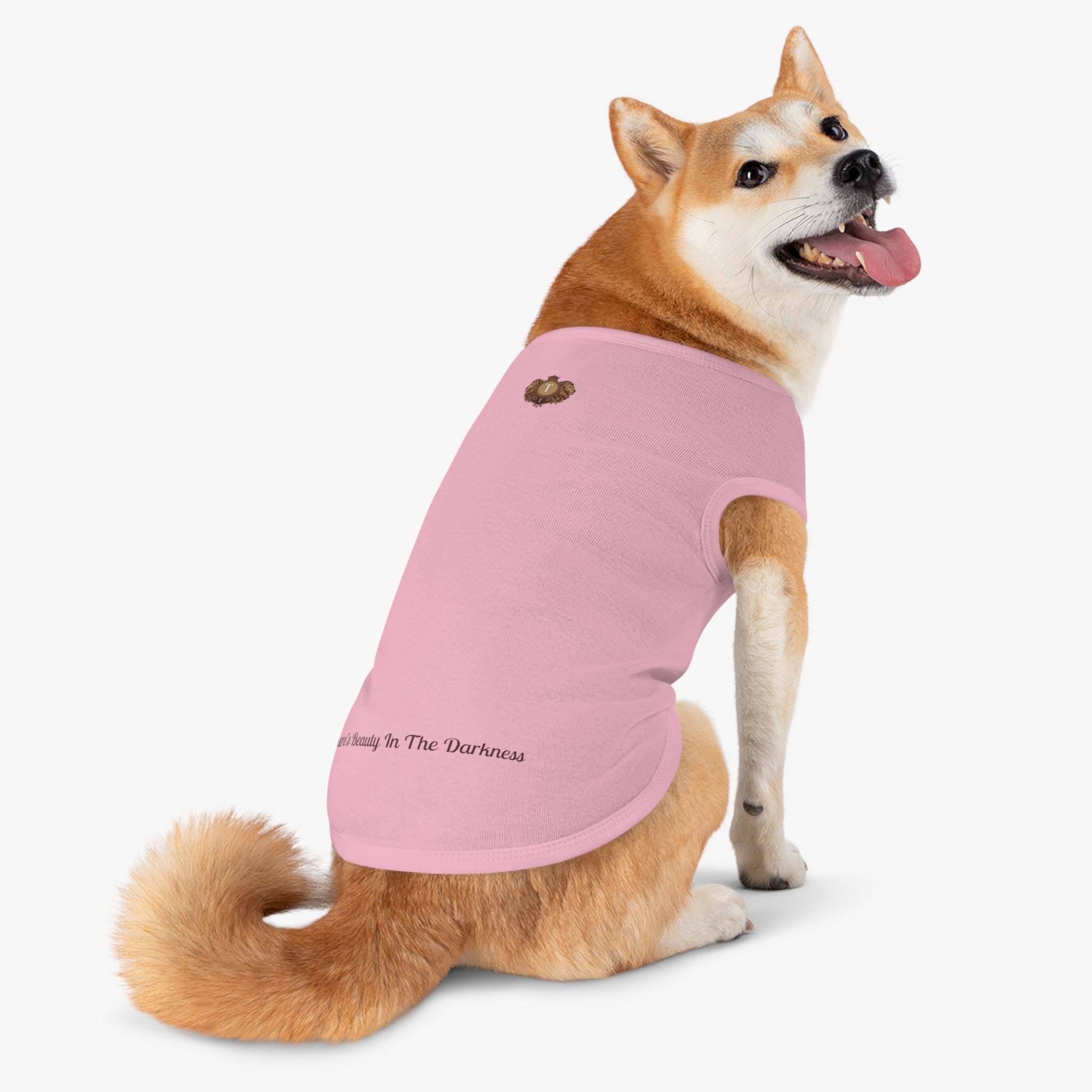 Twin Trove Pet Tank — Regal Lion Crest Dog & Cat Shirt