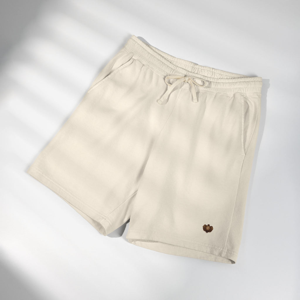 Lightweight Fleece Sweat Shorts — Small Heart Graphic Casual Lounge Shorts