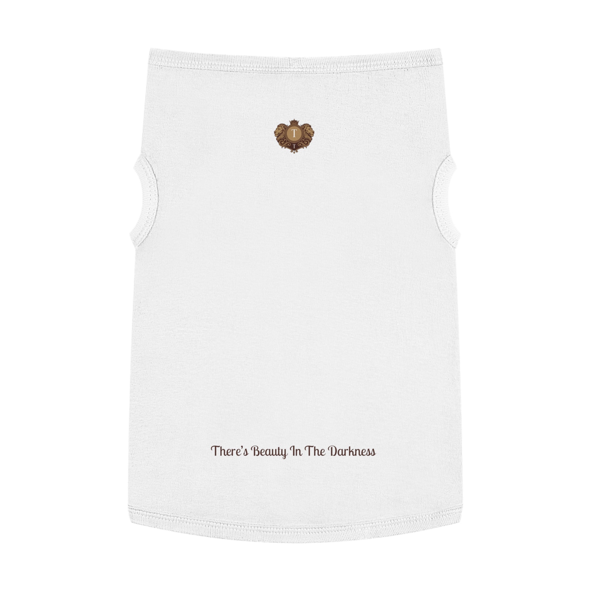 Twin Trove Pet Tank — Regal Lion Crest Dog & Cat Shirt