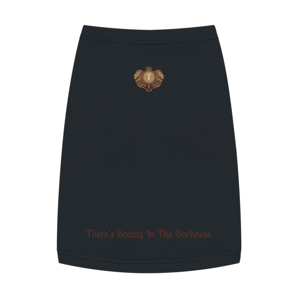 Twin Trove Pet Tank — Regal Lion Crest Dog & Cat Shirt