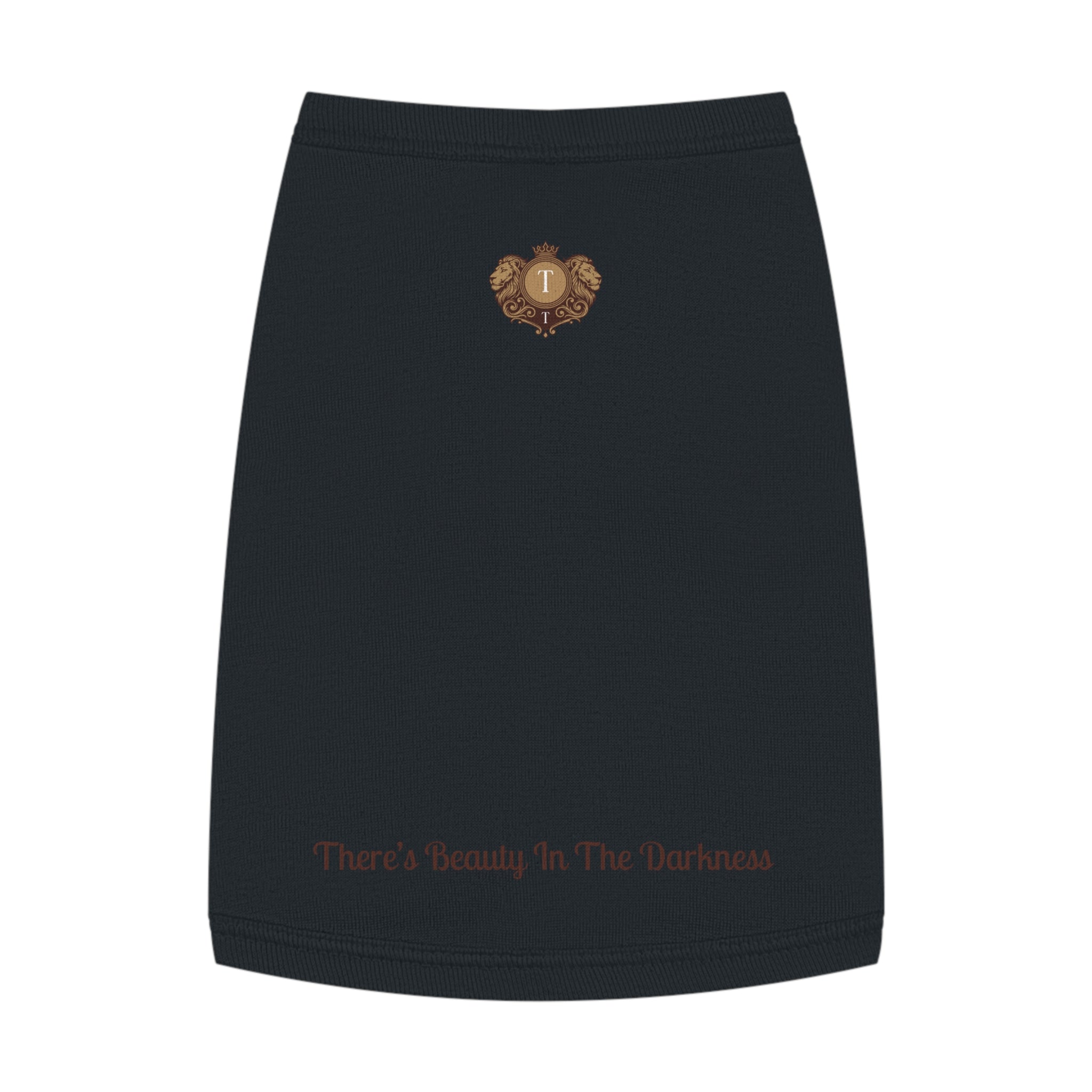 Twin Trove Pet Tank — Regal Lion Crest Dog & Cat Shirt