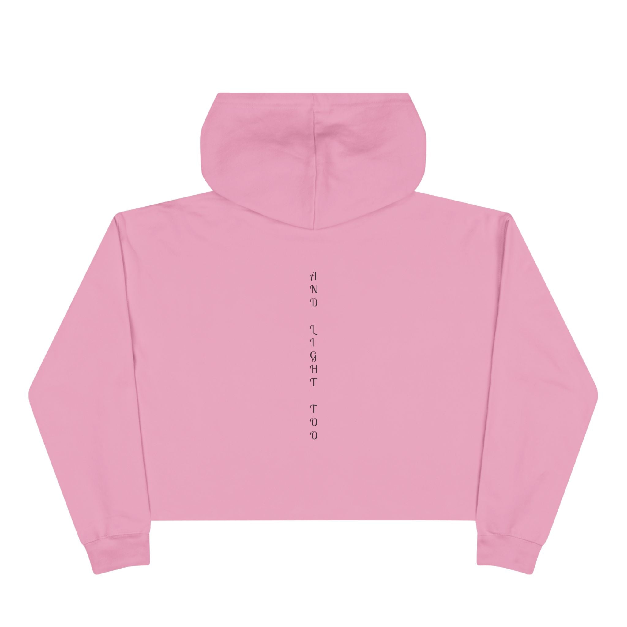 Cropped Hoodie — "There Is Beauty in the Darkness" Gothic Inspirational Crop Hoodie