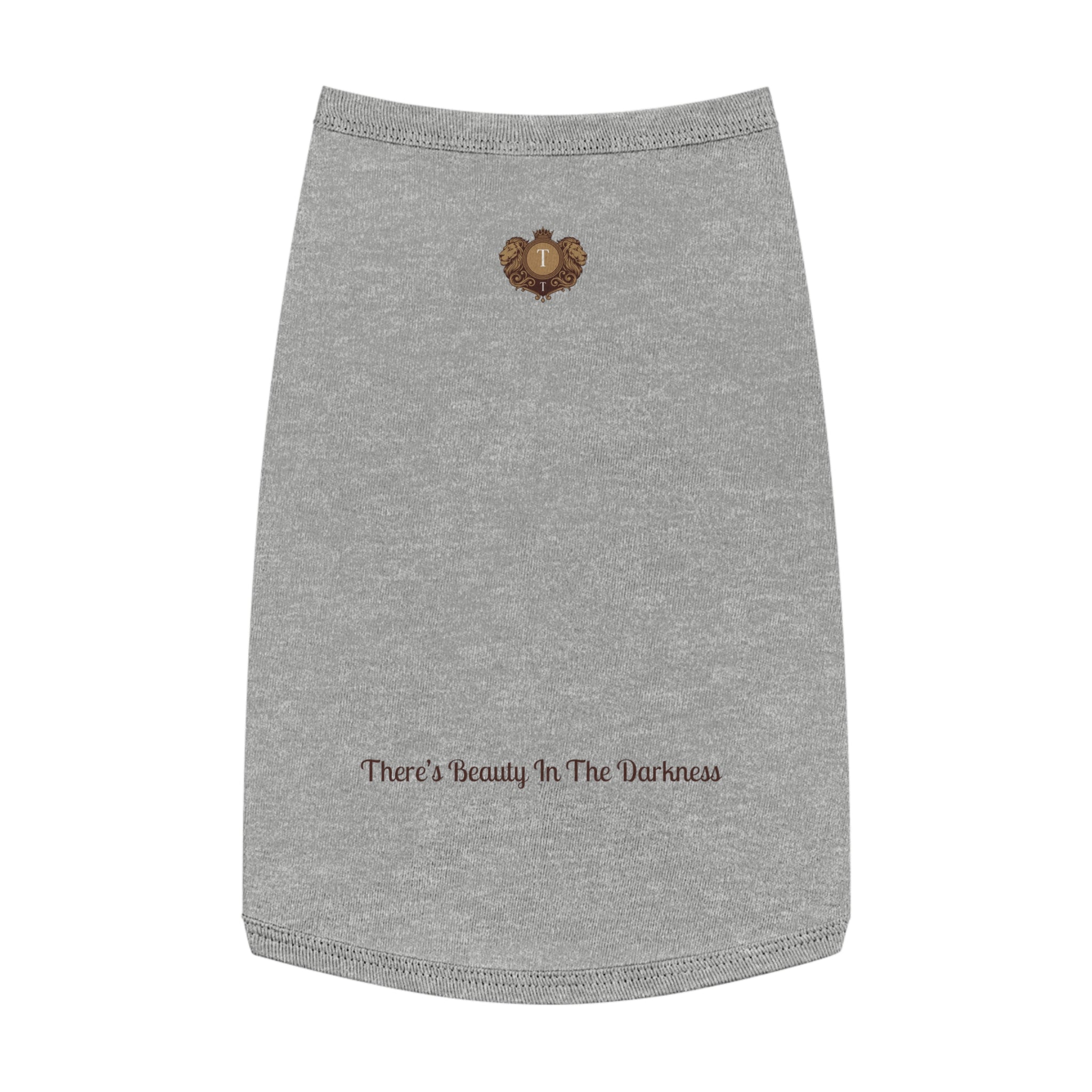 Twin Trove Pet Tank — Regal Lion Crest Dog & Cat Shirt
