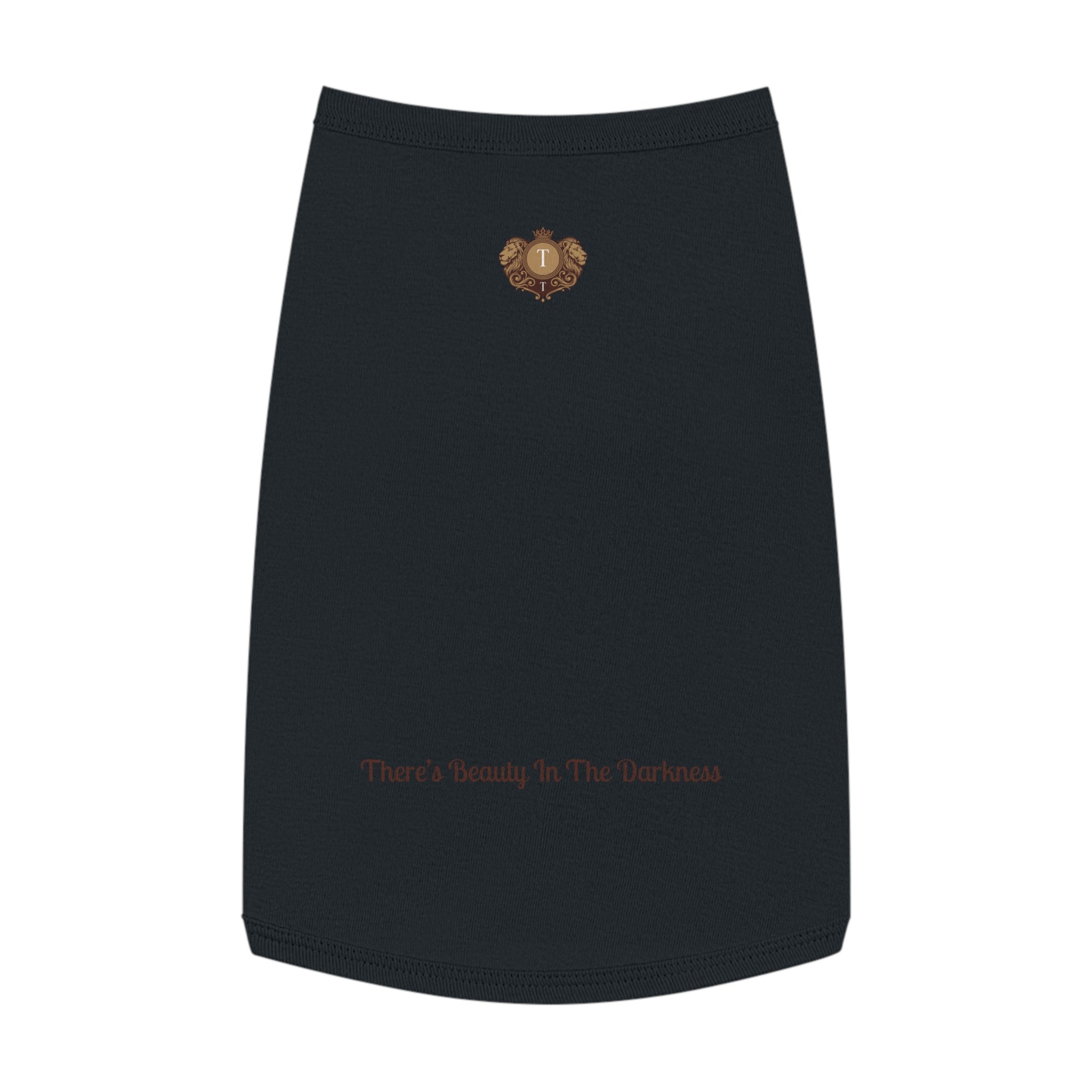 Twin Trove Pet Tank — Regal Lion Crest Dog & Cat Shirt