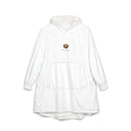 Hooded Blanket — Cozy Paw Print Sherpa Hoodie Blanket