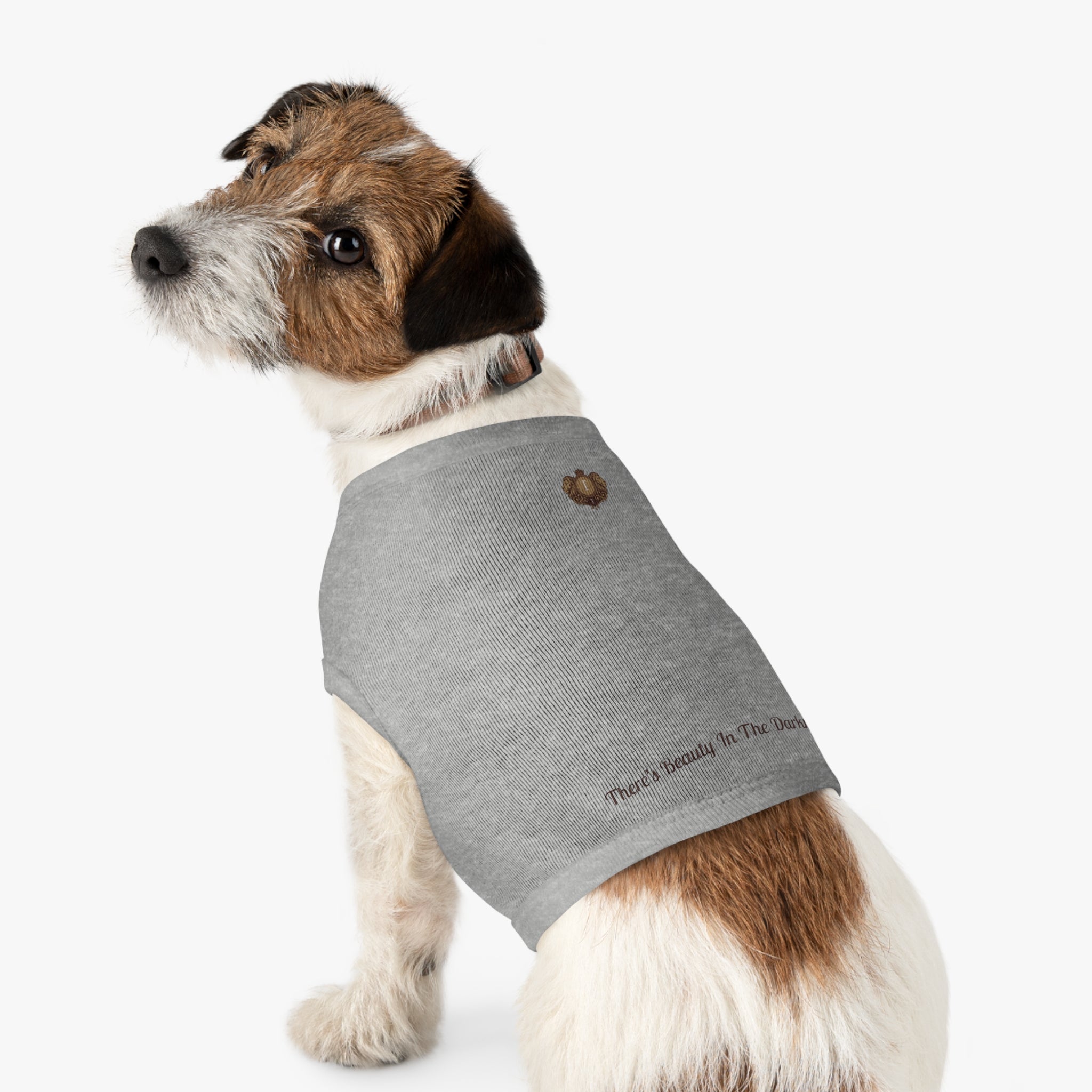 Twin Trove Pet Tank — Regal Lion Crest Dog & Cat Shirt