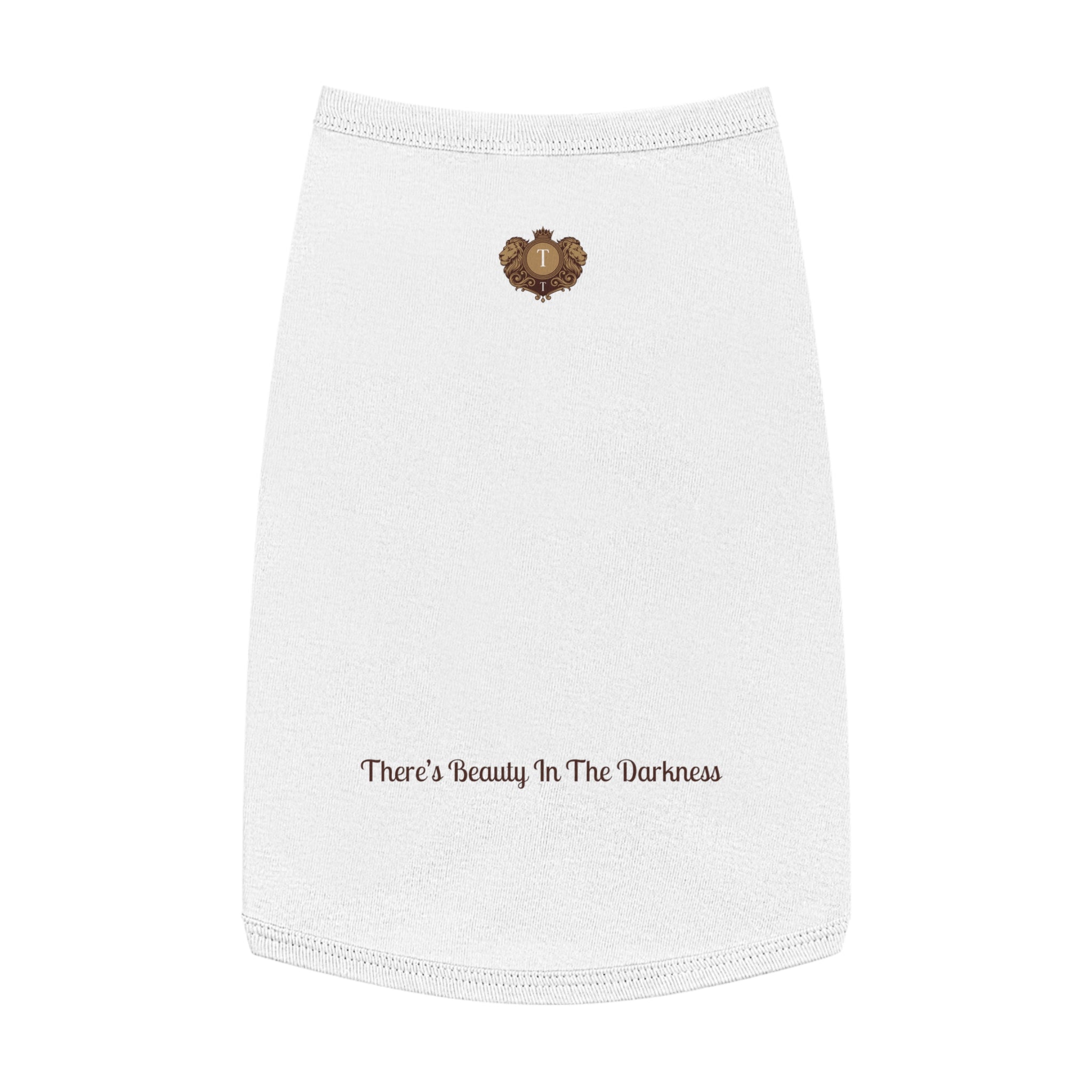 Twin Trove Pet Tank — Regal Lion Crest Dog & Cat Shirt
