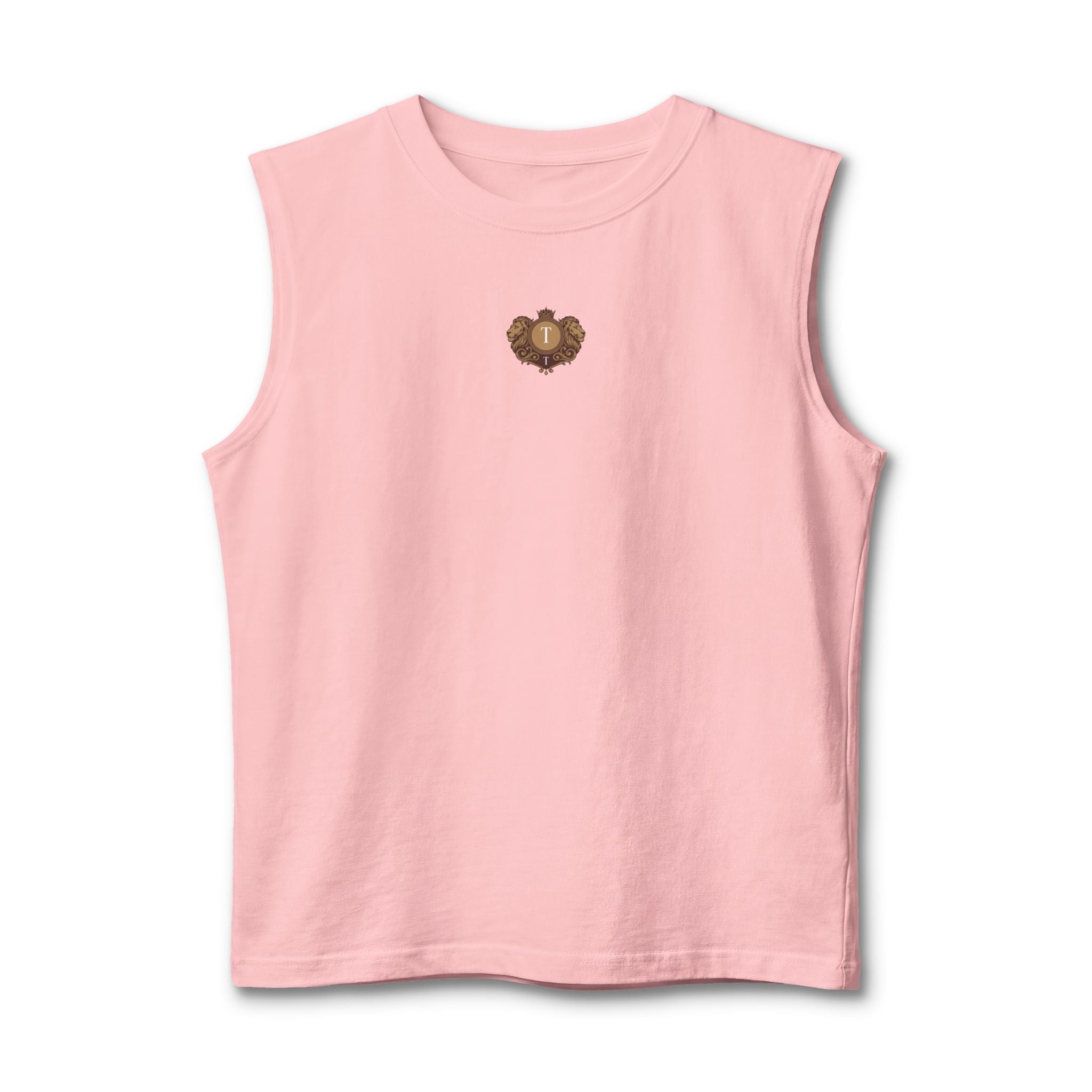 Muscle Tank — Small Heart Skull Front, “There’s Beauty In The Darkness” Back