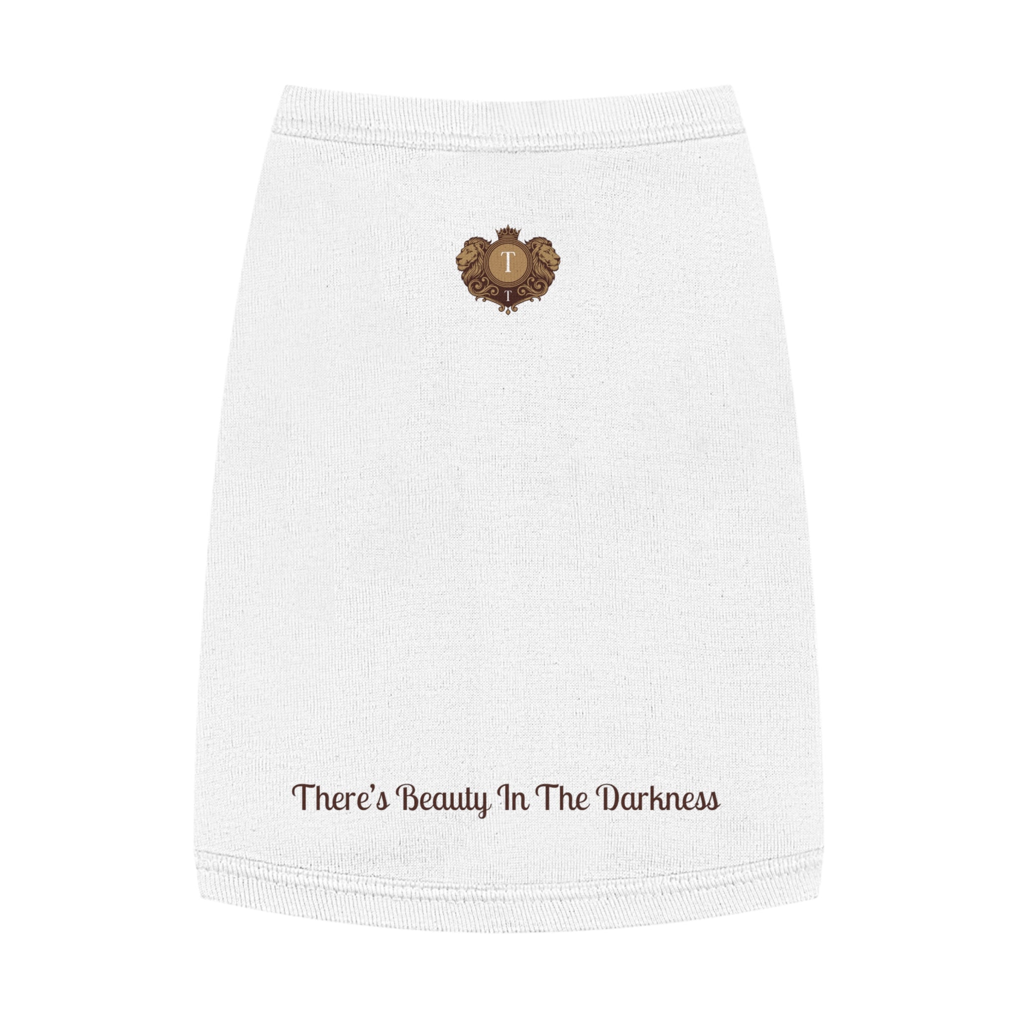 Twin Trove Pet Tank — Regal Lion Crest Dog & Cat Shirt
