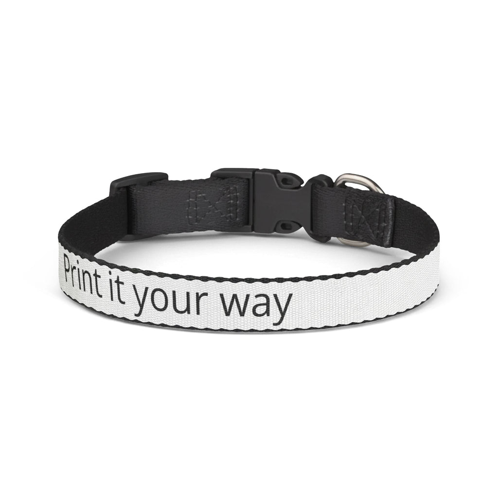 Custom Clip-On Pet Collar — Personalized Printed Collar (Add Your Text)