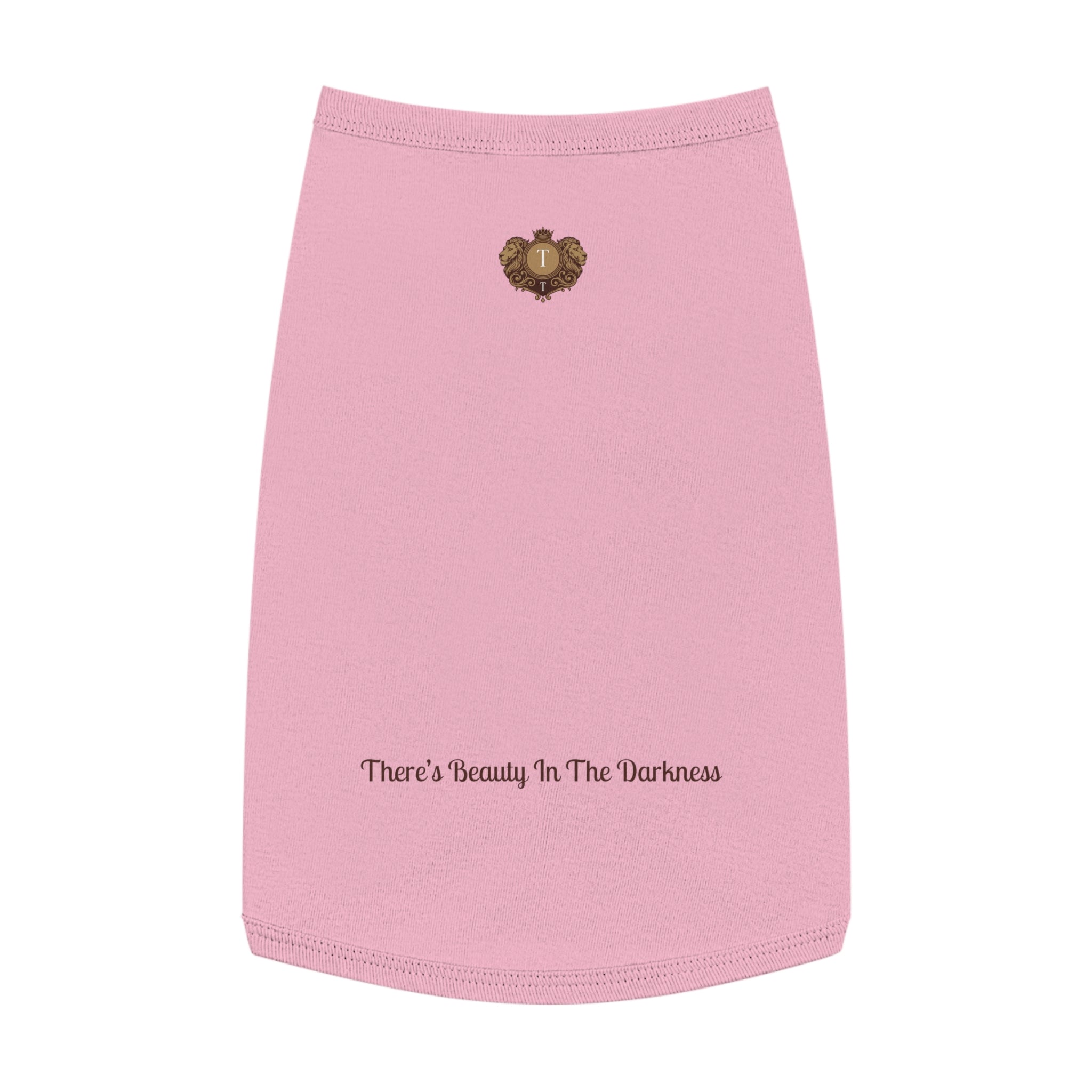 Twin Trove Pet Tank — Regal Lion Crest Dog & Cat Shirt