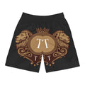 Lion Crest Jogger Shorts — Regal Pi Symbol Athletic AOP