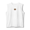 Muscle Tank — Small Heart Skull Front, “There’s Beauty In The Darkness” Back