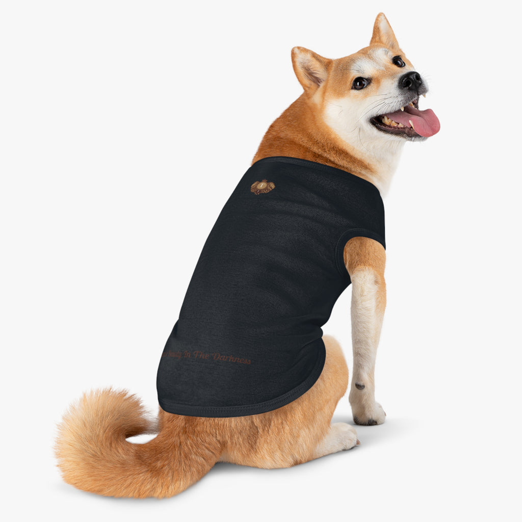 Twin Trove Pet Tank — Regal Lion Crest Dog & Cat Shirt