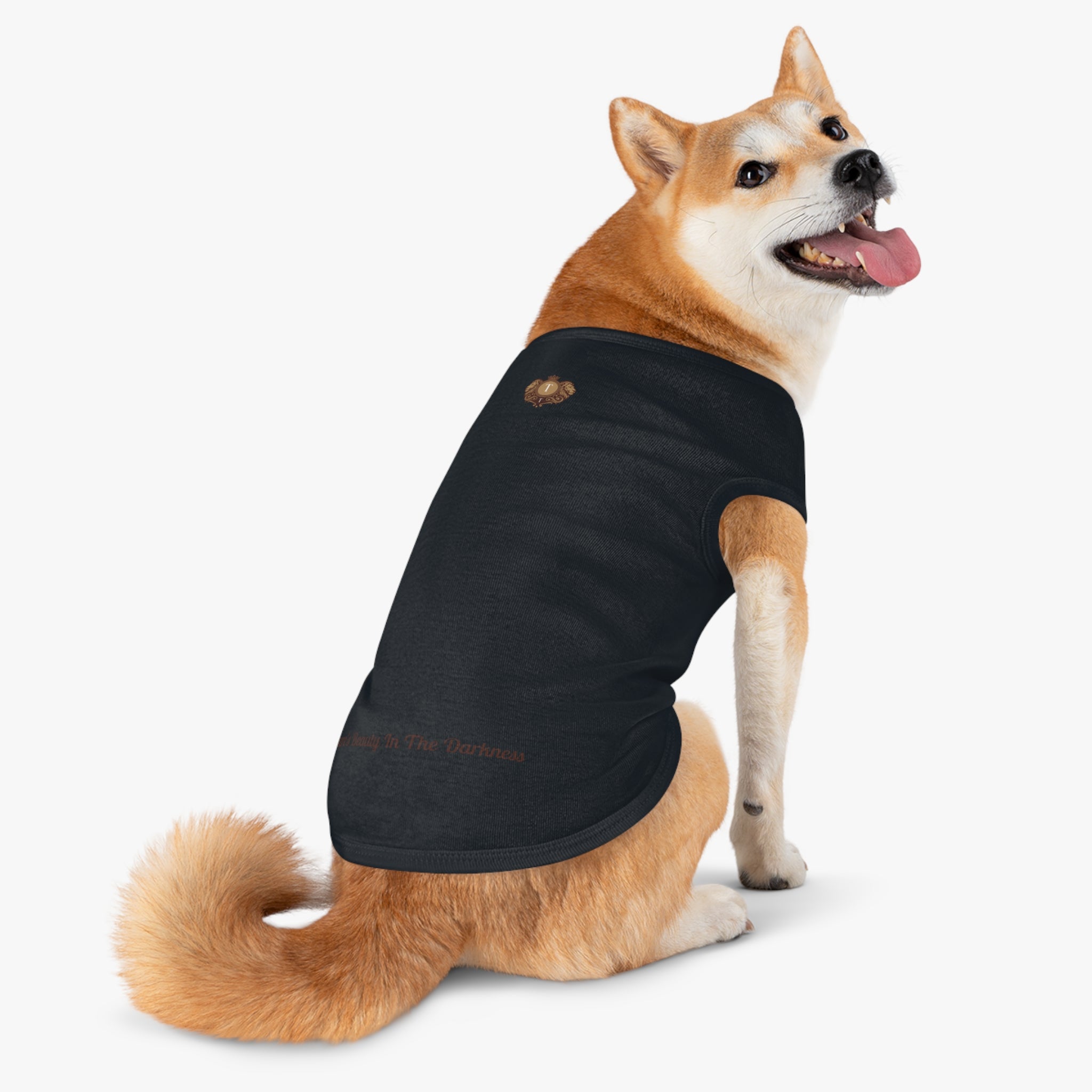 Twin Trove Pet Tank — Regal Lion Crest Dog & Cat Shirt