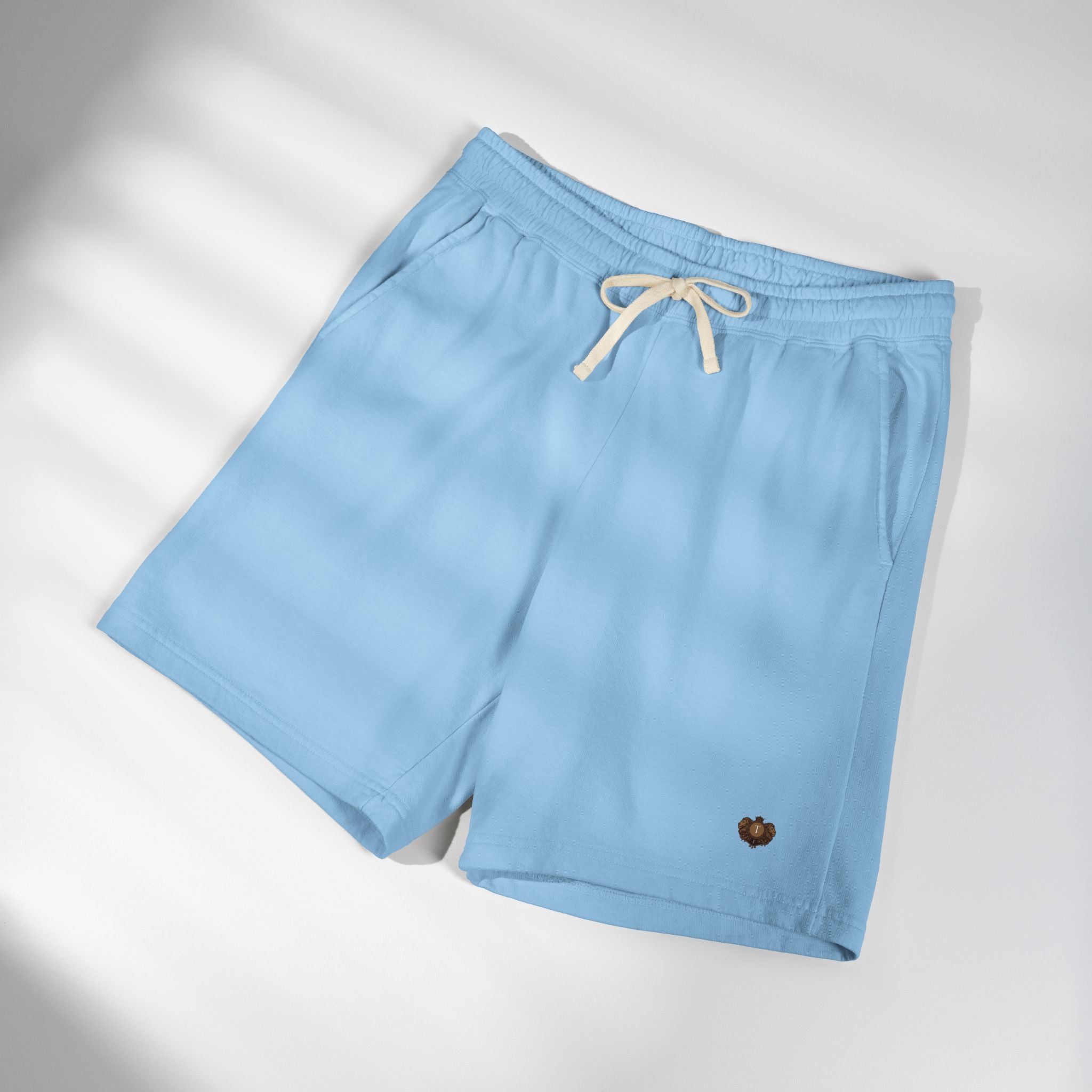 Lightweight Fleece Sweat Shorts — Small Heart Graphic Casual Lounge Shorts