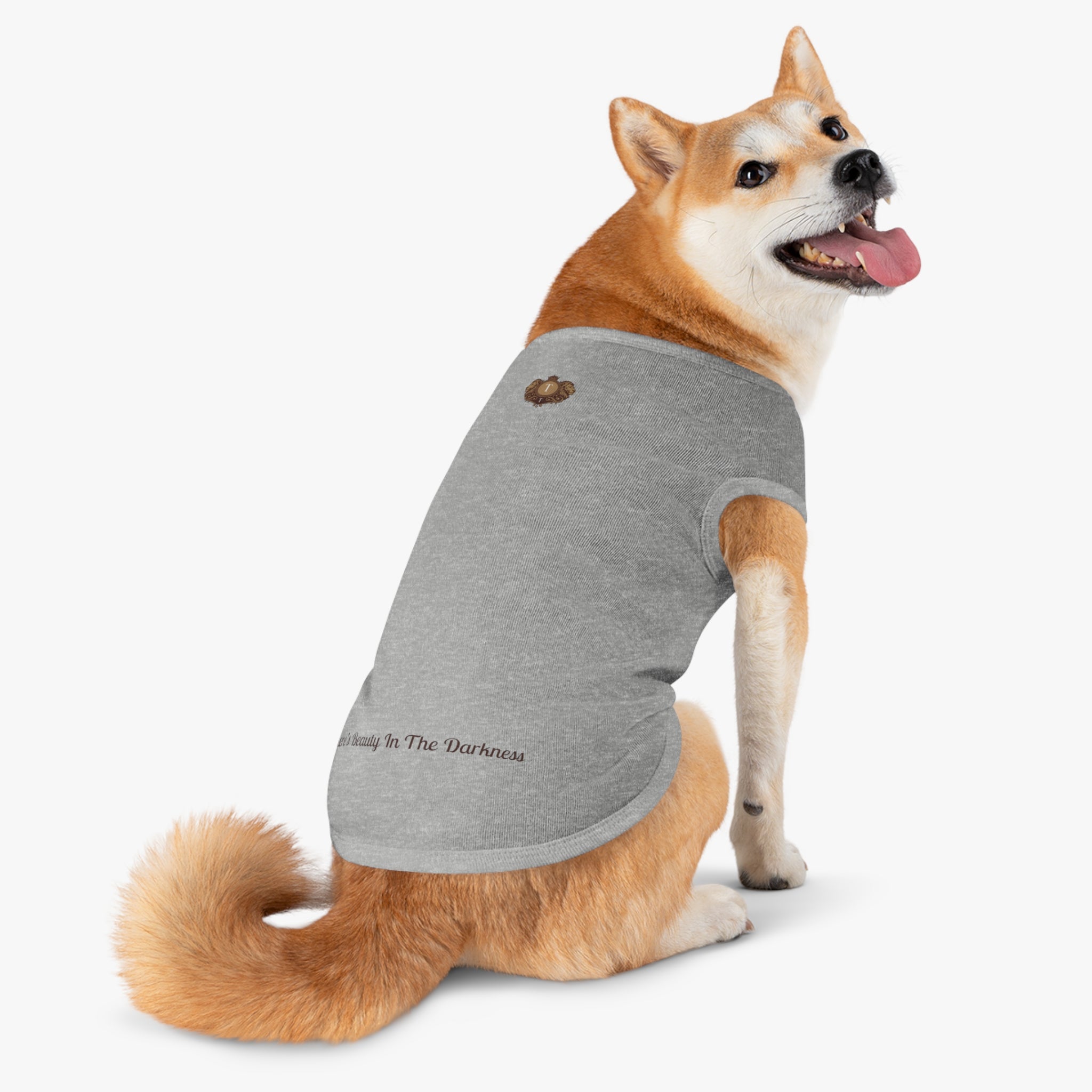 Twin Trove Pet Tank — Regal Lion Crest Dog & Cat Shirt
