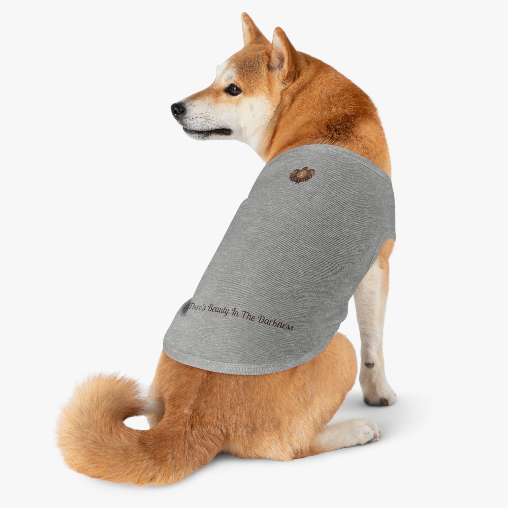 Twin Trove Pet Tank — Regal Lion Crest Dog & Cat Shirt