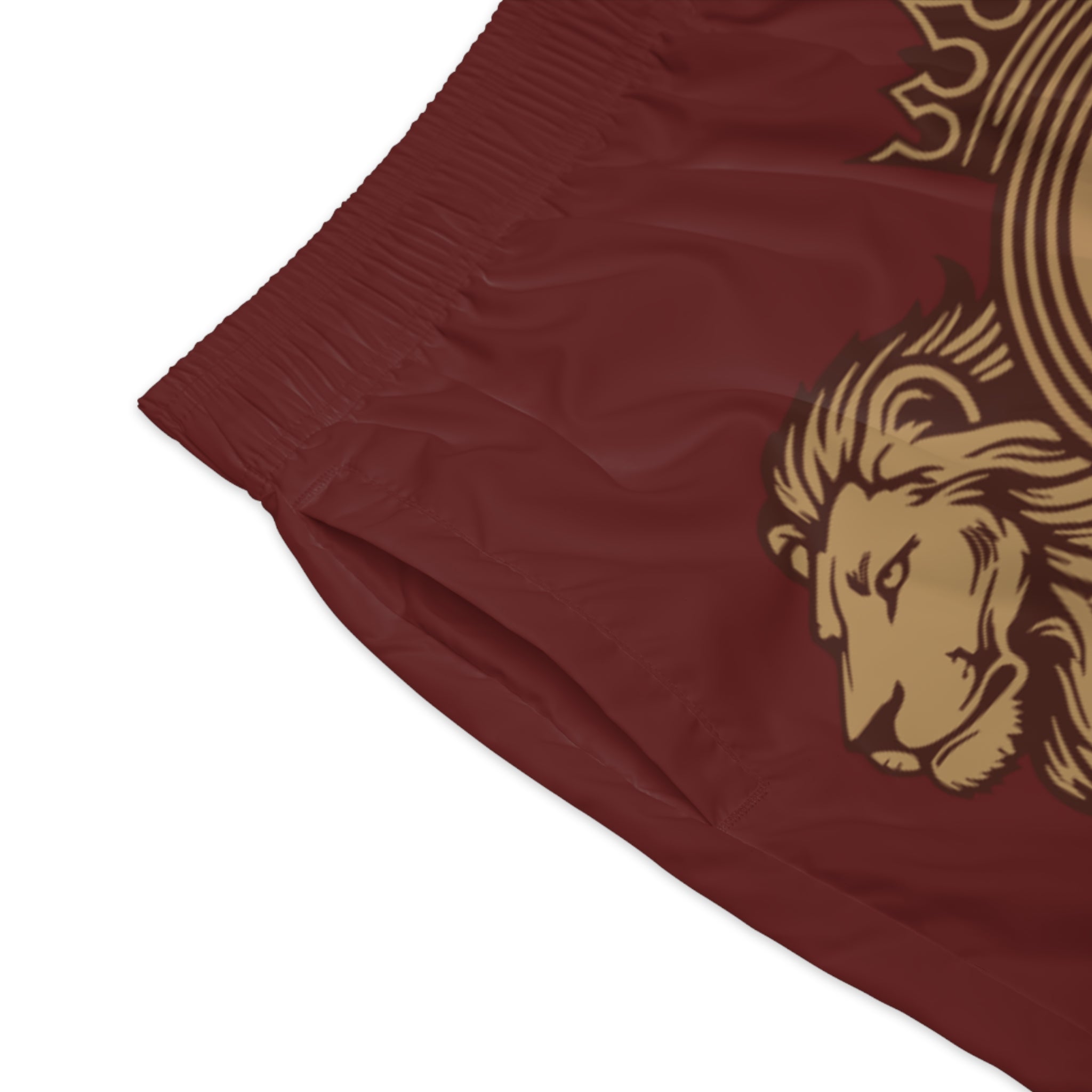 Lion Crest Jogger Shorts — Regal Pi Symbol Athletic AOP
