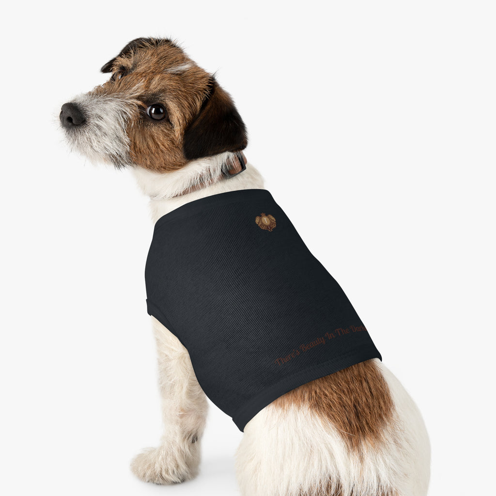 Twin Trove Pet Tank — Regal Lion Crest Dog & Cat Shirt